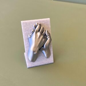 Mini scultura da tavolo (bassorilievo) – “True Love, amore incondizionato”